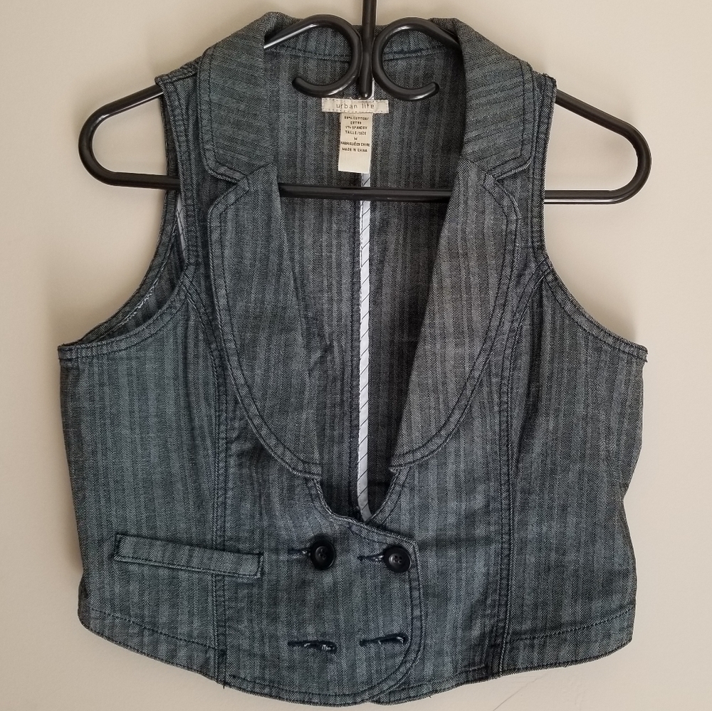 Urban Life Grey Jeans Vest